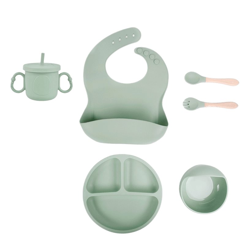 Baby Led Weaning Set - WOWFU-Silicone Baby Feeding Set Silicone Baby