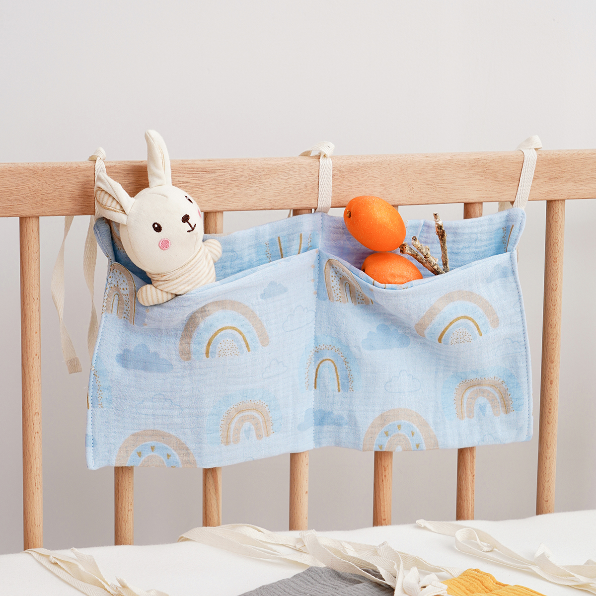 Baby Products Carry Bag - New Soft Eco-friendly 100% Muslin Cotton