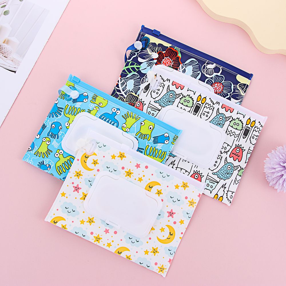1Pcs Portable Wet Wipes Bag Fl - Baby Products Carry Bag 리뷰 및 가격