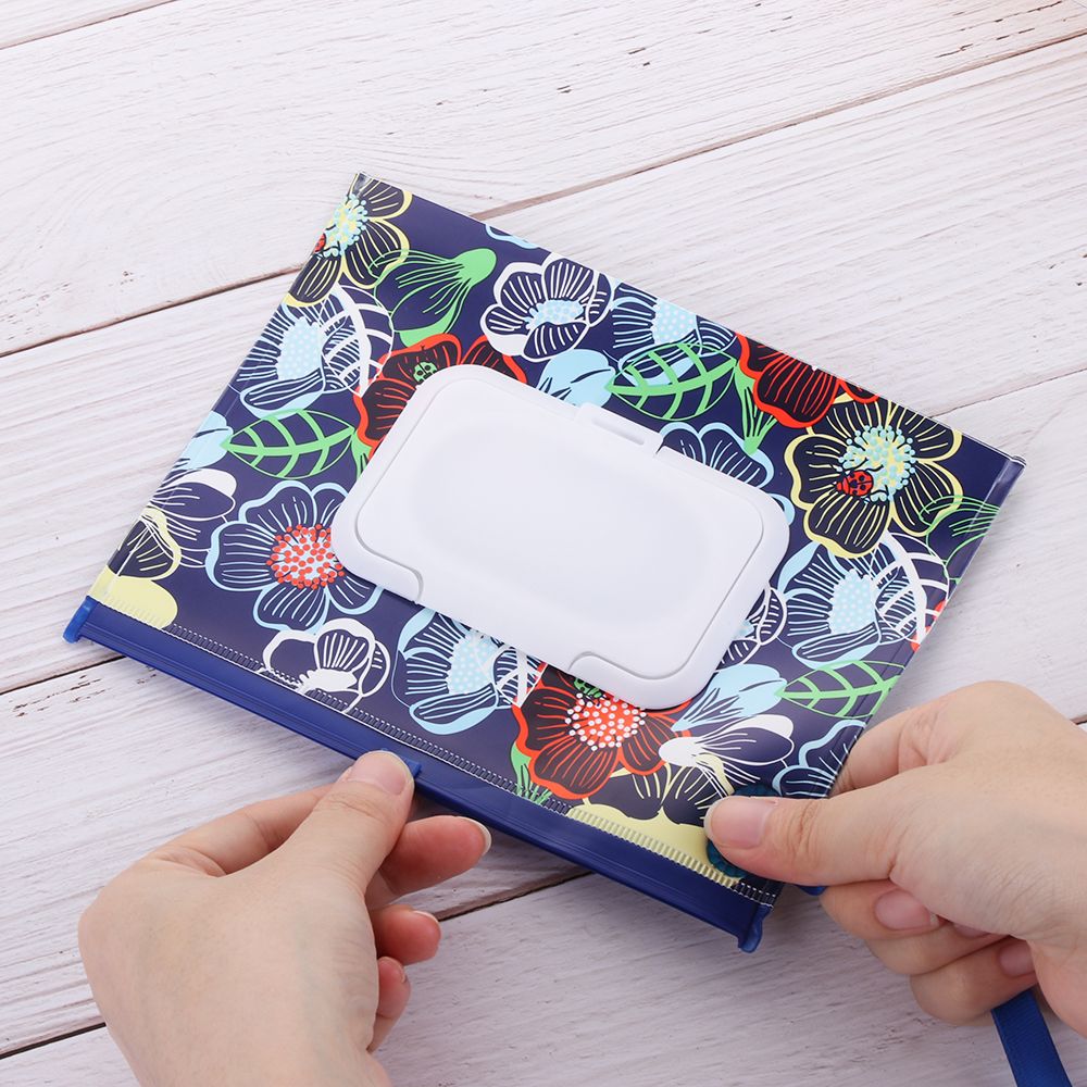 1Pcs Portable Wet Wipes Bag Fl - Baby Products Carry Bag 리뷰 및 가격