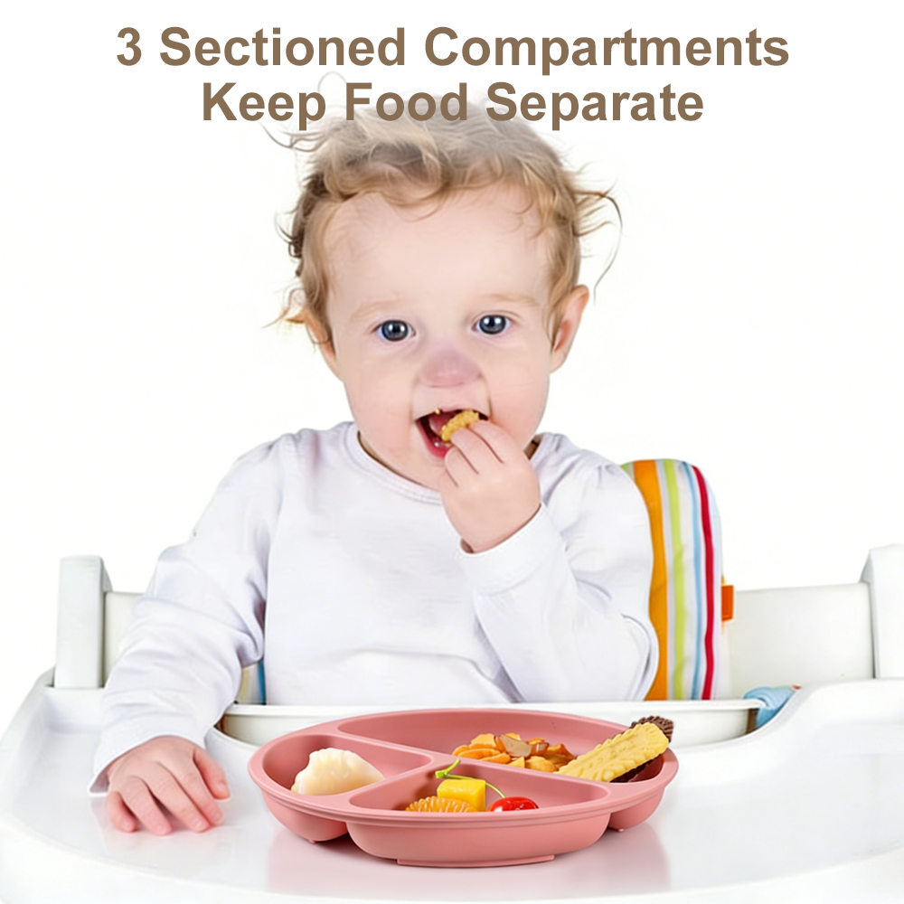 1 Pack Toddler Plate, Divided  - Baby Led Weaning Set 리뷰 및 가격