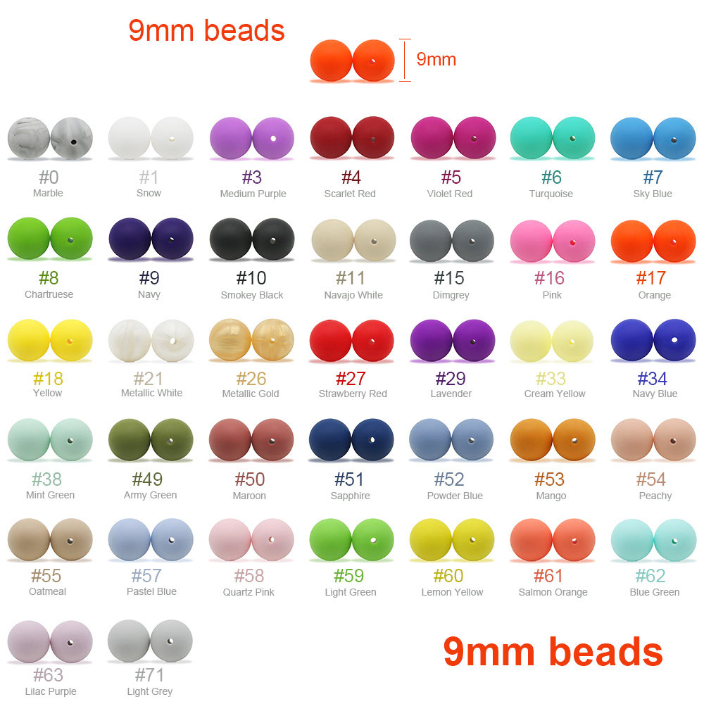 Cute-Idea 50Pcs Silicone Beads - Baby Products List 리뷰 및 가격