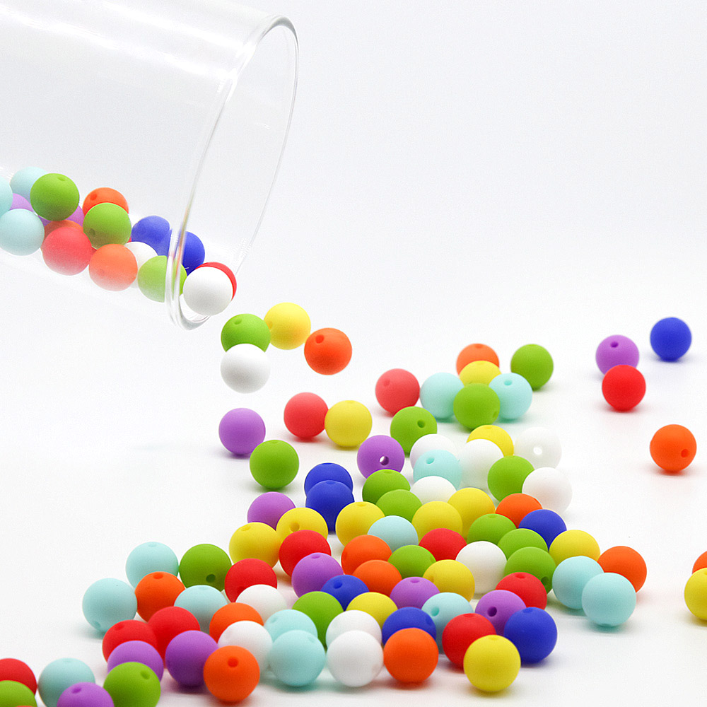 Cute-Idea 50Pcs Silicone Beads - Baby Products List 리뷰 및 가격
