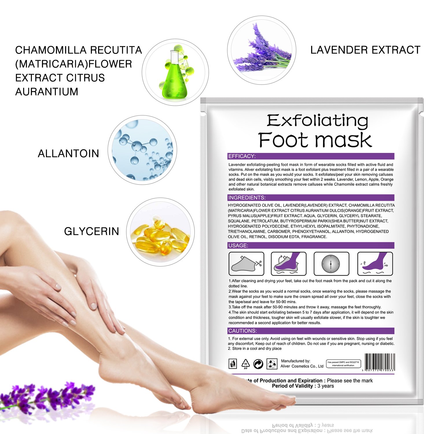 Foot Peel Mask Exfoliating Cal - Baby Products Skin Care 리뷰 및 가격
