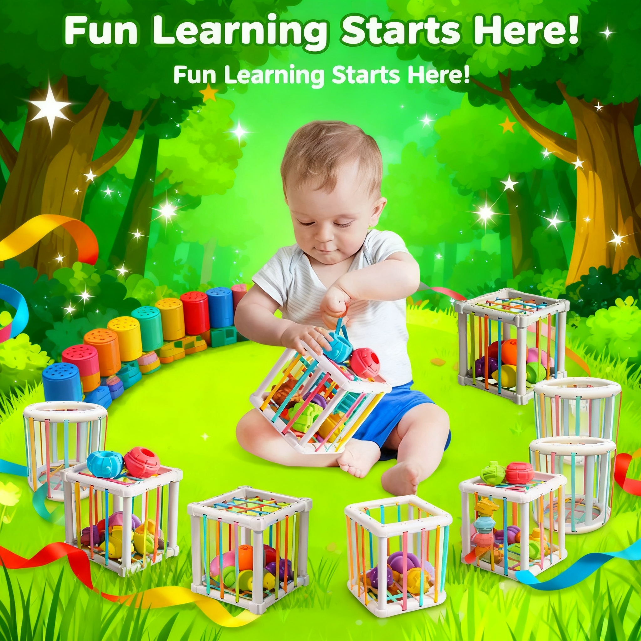 Rainbow Colorful Montessori Sh - Baby Products Toys 리뷰 및 가격