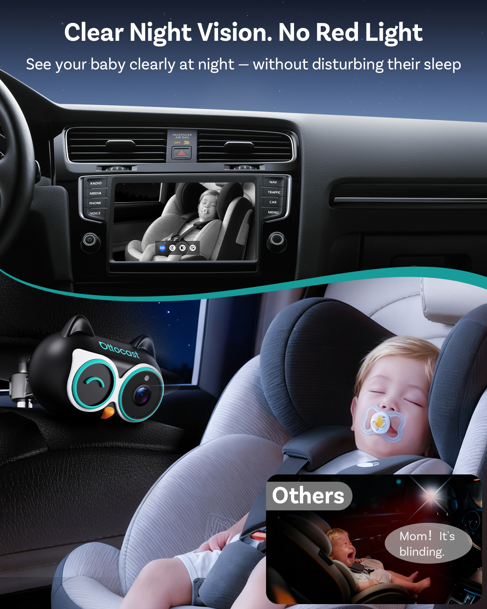 OTTOCAST Cabin Care Wired to W - Baby Monitor Sensor 리뷰 및 가격