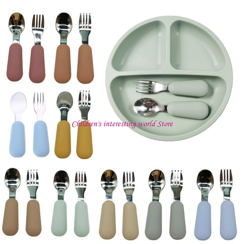 Baby Fork & Spoon Set 2pcs Inf - Baby Led Weaning Set 리뷰 및 가격