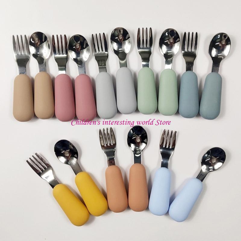 Baby Fork & Spoon Set 2pcs Inf - Baby Led Weaning Set 리뷰 및 가격