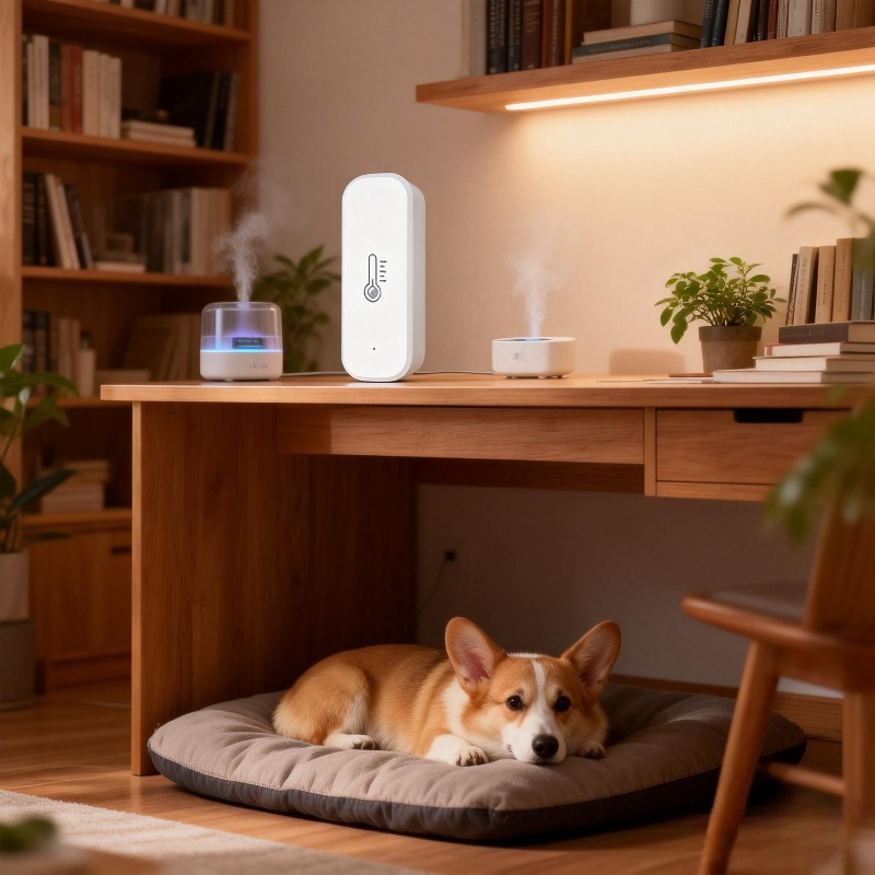 WiFi Smart Temperature Humidit - Baby Monitor Sensor 리뷰 및 가격