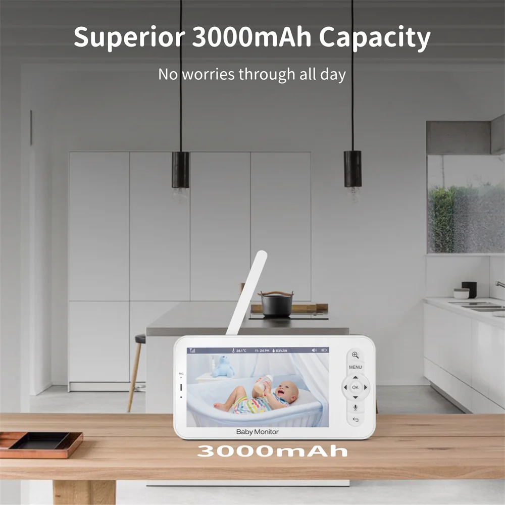 Babystar 5 Inch Wifi Baby Moni - Baby Monitor Sensor 리뷰 및 가격