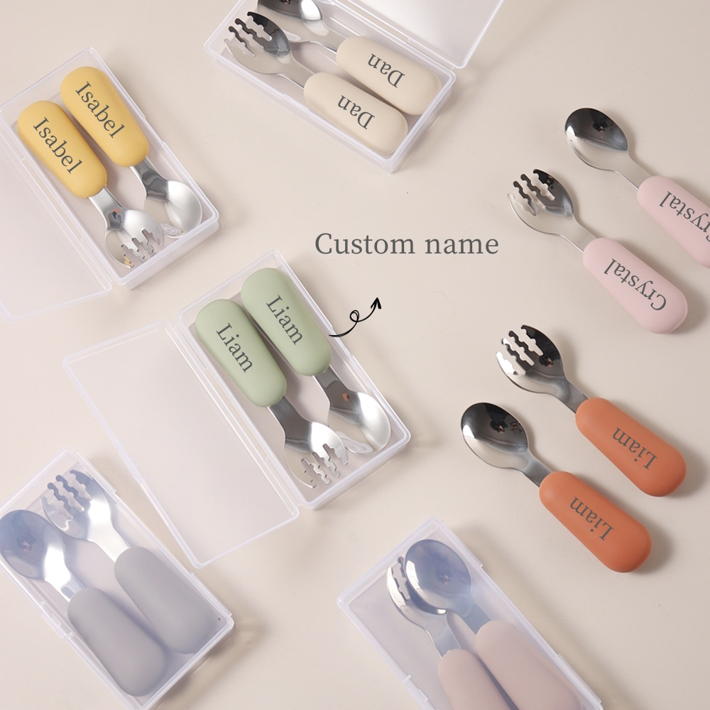 Personalized Baby Spoons and F - Baby Led Weaning Set 리뷰 및 가격