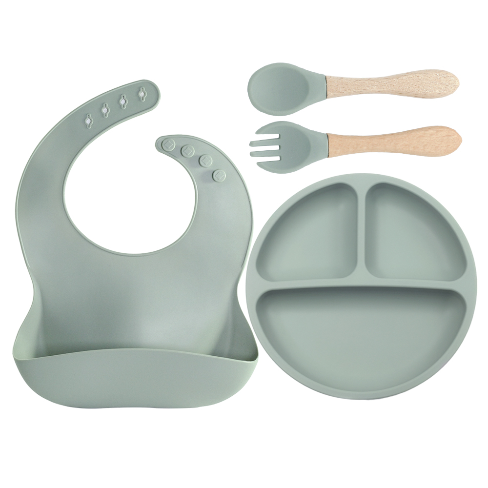 4 PCS Silicone Baby Feeding Se - Baby Led Weaning Set 리뷰 및 가격