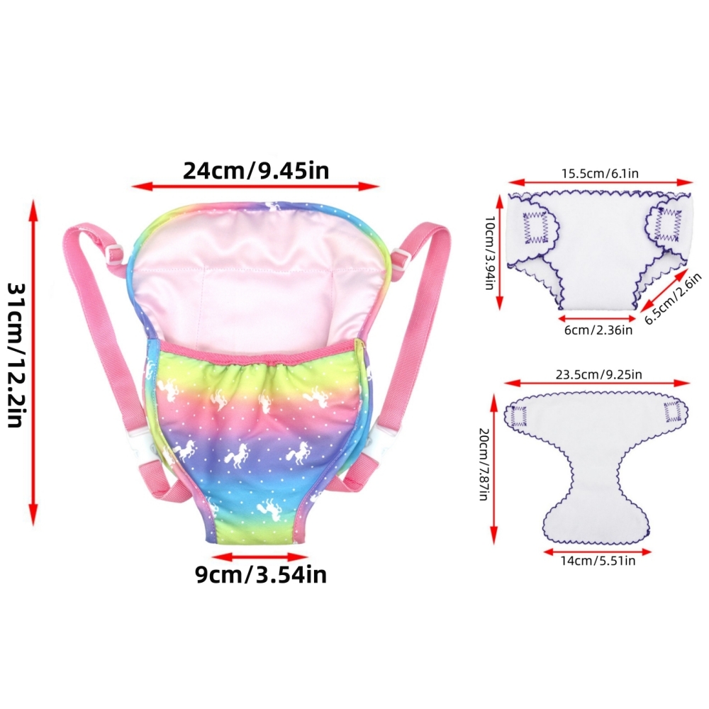 2pcs Doll Diaper Underwear and - Baby Products Carry Bag 리뷰 및 가격