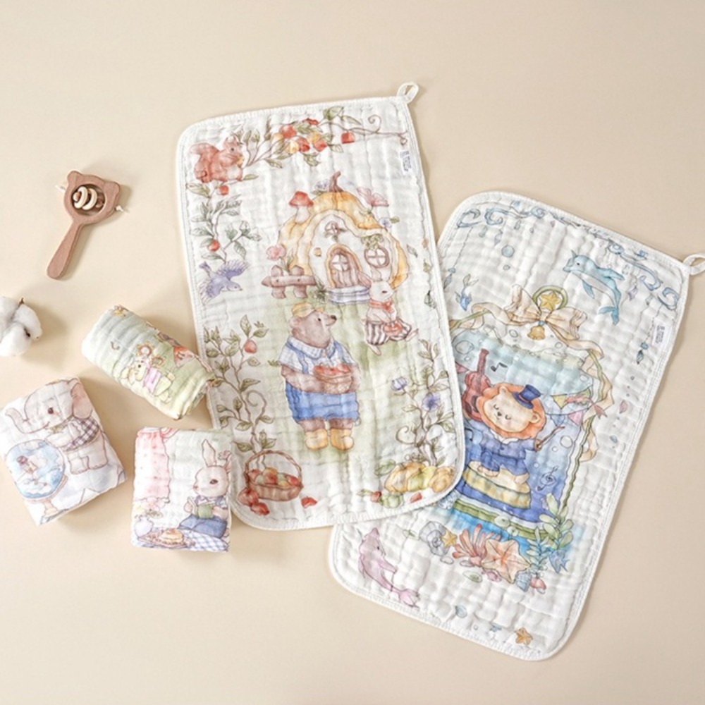 Cartoon Fairy Tale Pattern Tow - Baby Products Skin Care 리뷰 및 가격